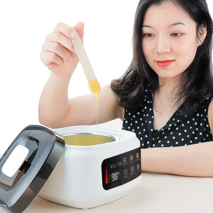 500ML Electric Wax Warmer – Fast-Melting Hair Removal & Skincare Wax Heater with LCD Display